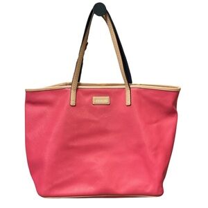 Vintage Y2K Coach Pink leather Tote bag